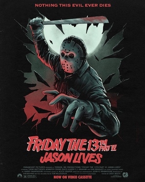 Friday the 13th Part VI: Jason Lives Wood Print
