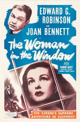 The Woman in the Window Wooden Framed Poster