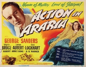 Action in Arabia pillow