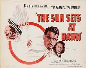 The Sun Sets at Dawn Metal Framed Poster