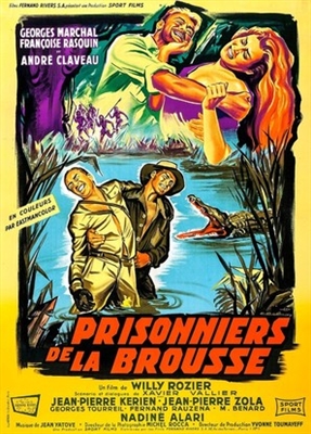 Prisonniers de la brousse  Wooden Framed Poster