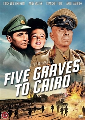 Five Graves to Cairo Wooden Framed Poster