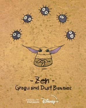 Zen - Grogu and Dust Bunnies kids t-shirt