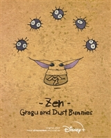 Zen - Grogu and Dust Bunnies kids t-shirt #1885155