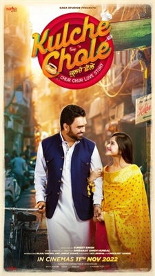 Kulche Chole Poster with Hanger
