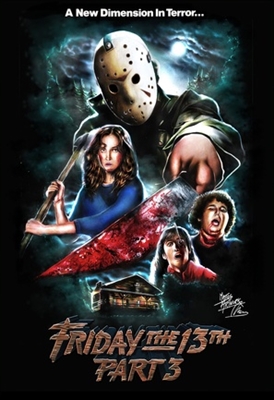 Friday the 13th Part III Stickers 1885245