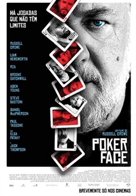 Poker Face Wooden Framed Poster