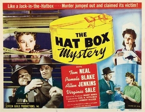 The Hat Box Mystery pillow