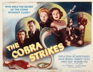 The Cobra Strikes Poster with Hanger
