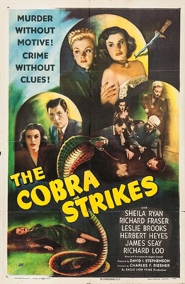 The Cobra Strikes Poster with Hanger