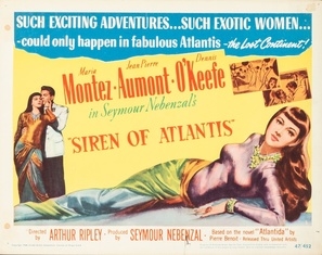 Siren of Atlantis Wooden Framed Poster