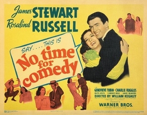 No Time for Comedy poster