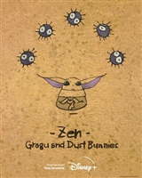 Zen - Grogu and Dust Bunnies kids t-shirt #1886013