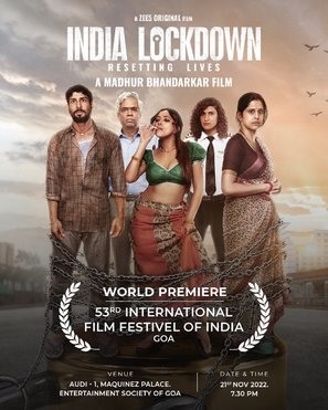 India Lockdown Metal Framed Poster