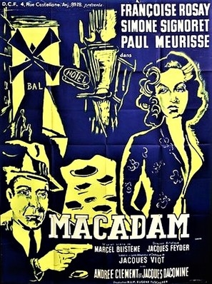 Macadam Wooden Framed Poster