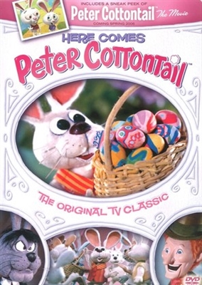 Here Comes Peter Cottontail Wooden Framed Poster