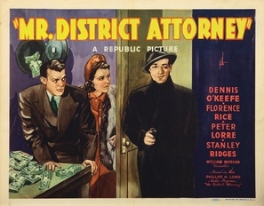 Mr. District Attorney Poster with Hanger