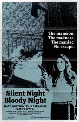 Silent Night, Bloody Night Canvas Poster