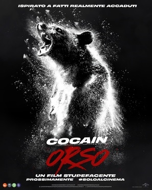 Cocaine Bear Wooden Framed Poster