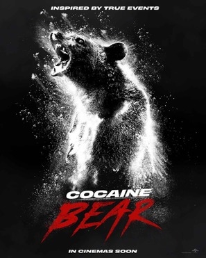 Cocaine Bear Poster with Hanger