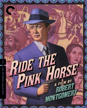 Ride the Pink Horse Metal Framed Poster