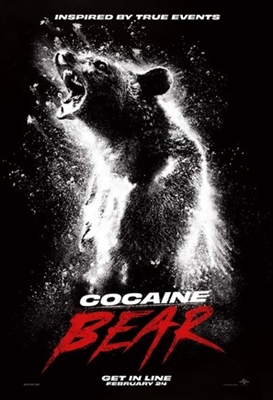 Cocaine Bear Canvas Poster