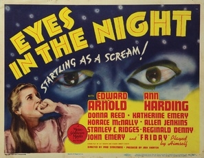 Eyes in the Night Poster with Hanger