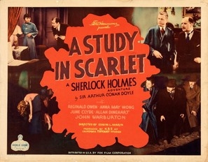 A Study in Scarlet Canvas Poster