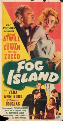 Fog Island Wooden Framed Poster