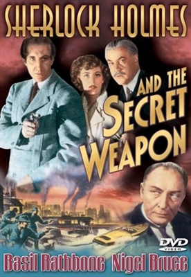 Sherlock Holmes and the Secret Weapon Wooden Framed Poster