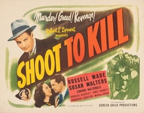Shoot to Kill  Poster with Hanger