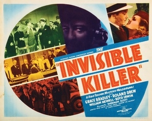 The Invisible Killer Poster with Hanger