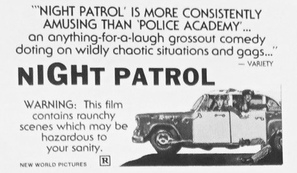 Night Patrol Wooden Framed Poster
