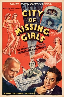 City of Missing Girls Metal Framed Poster