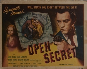 Open Secret Wooden Framed Poster