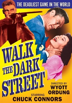 Walk the Dark Street Metal Framed Poster