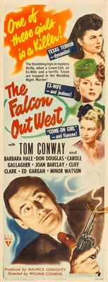 The Falcon Out West Wooden Framed Poster