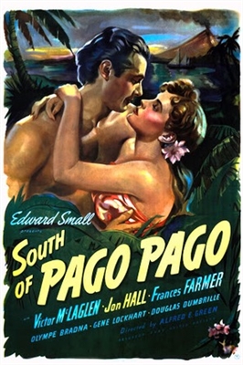 South of Pago Pago pillow