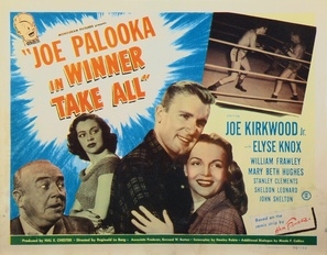 Joe Palooka in Winner Take All Wooden Framed Poster