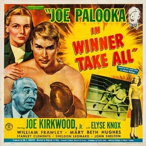 Joe Palooka in Winner Take All Wooden Framed Poster