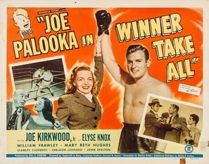 Joe Palooka in Winner Take All Poster with Hanger