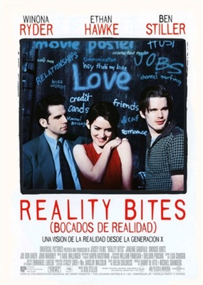Reality Bites Wooden Framed Poster