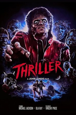 Thriller Wooden Framed Poster