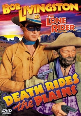 Death Rides the Plains Wooden Framed Poster