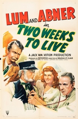 Two Weeks to Live calendar
