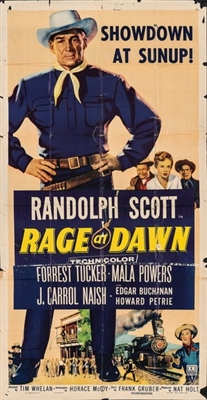Rage at Dawn Wooden Framed Poster