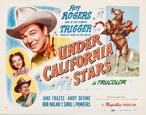 Under California Stars pillow