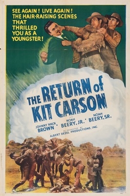 Fighting with Kit Carson Metal Framed Poster