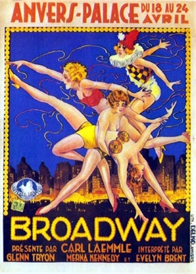 Broadway Wooden Framed Poster