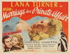 Marriage Is a Private Affair poster